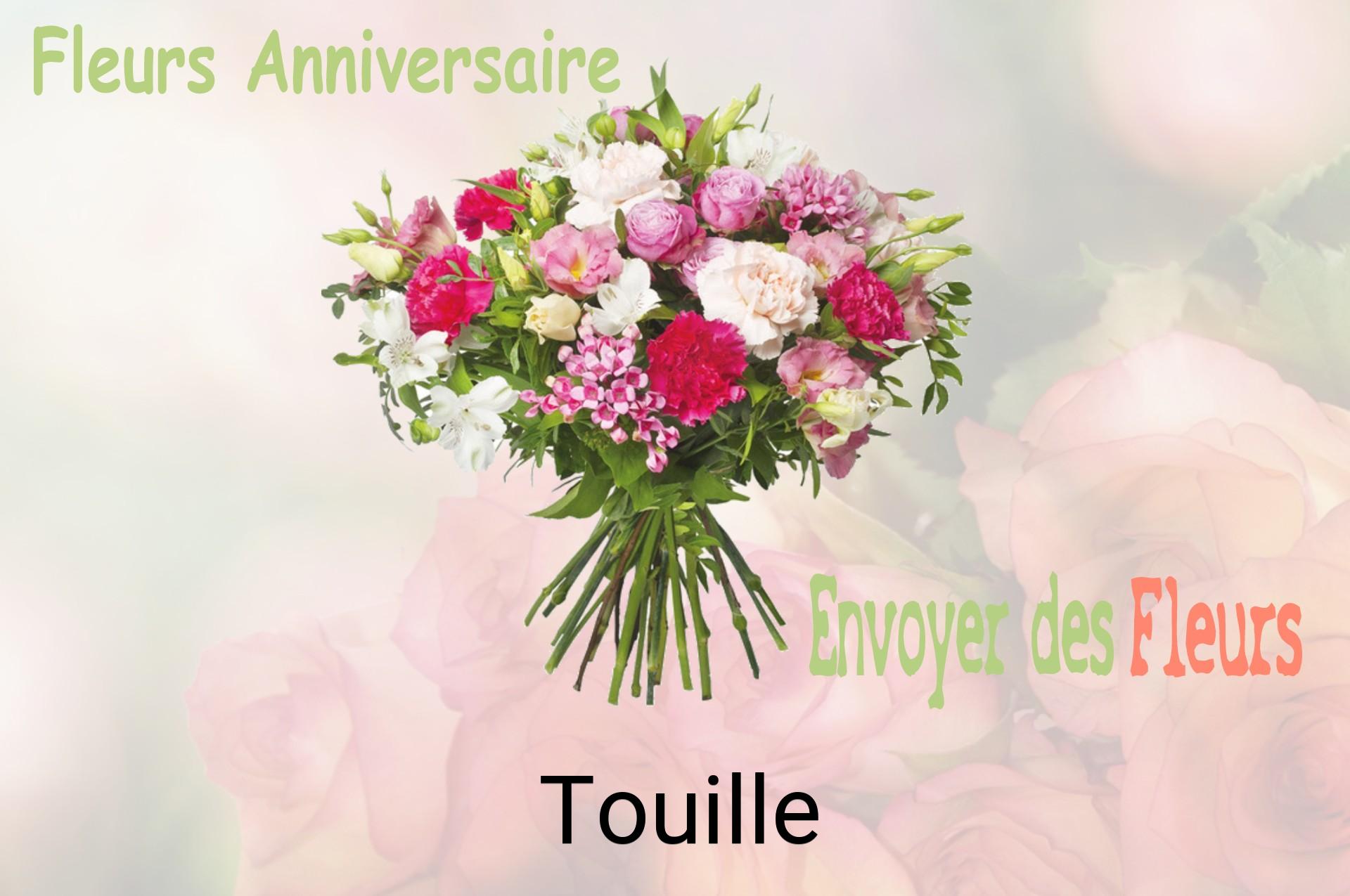 Bouquet de fleurs d’anniversaire livré à Touille