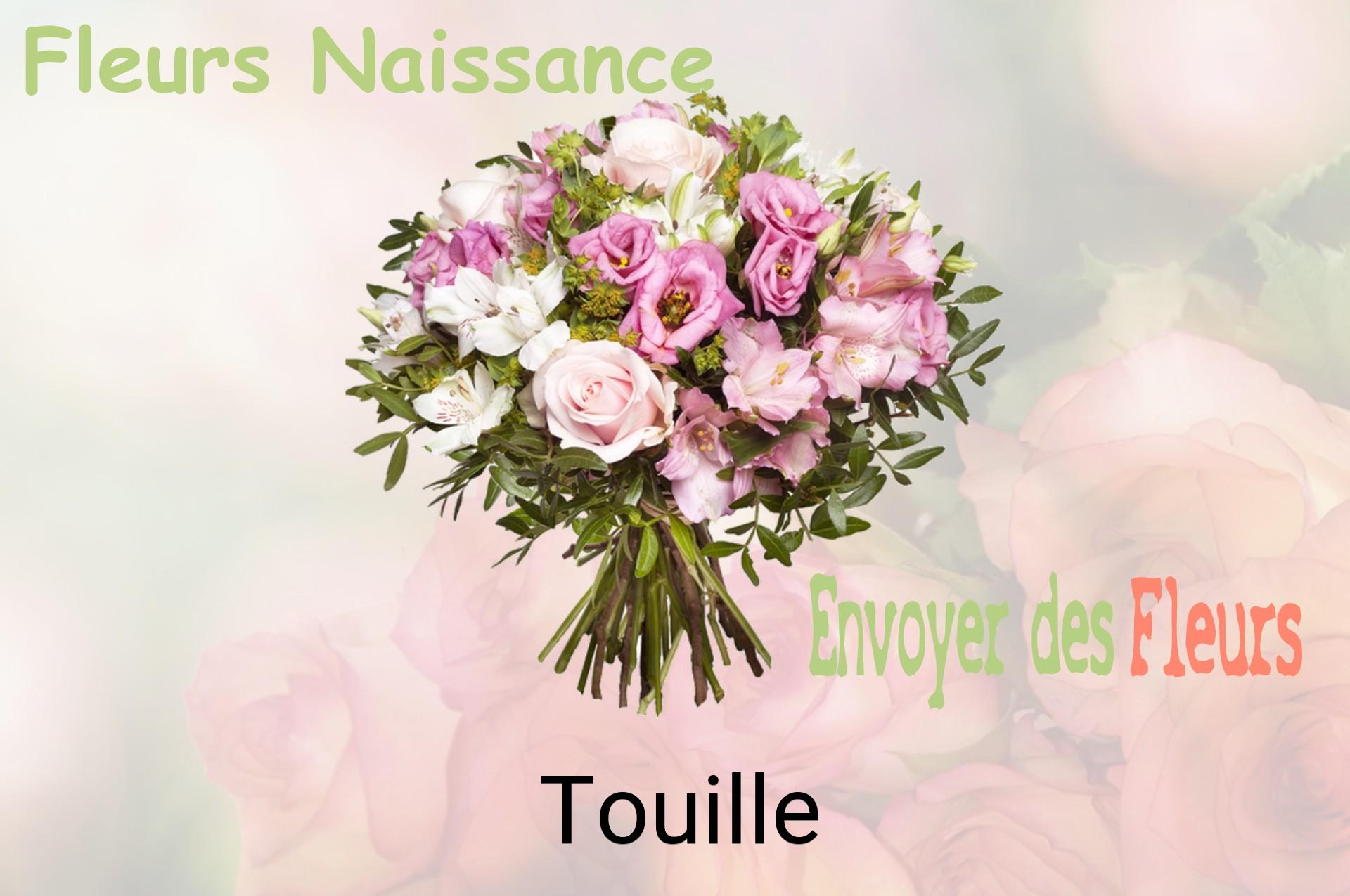 Bouquet de fleurs de naissance livré à Touille