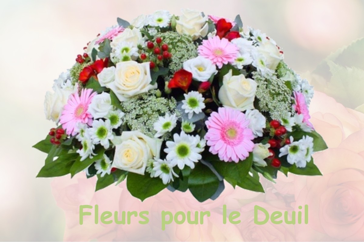 fleurs deuil TOUILLE